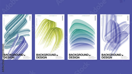 Vibrant background design templates for creative projects and presentations