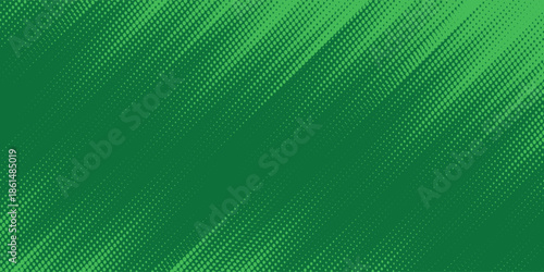 green halftone on background. Vector dotted sparkles or halftone shine pattern texture Pop Art Style Background.