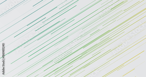 Abstract Diagonal Lines in Green and Yellow