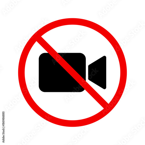 No video recording icon