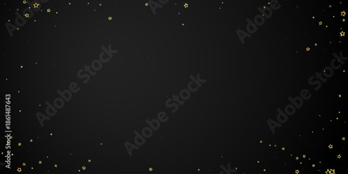 Random Twinkle Stars Flying Night Sky
