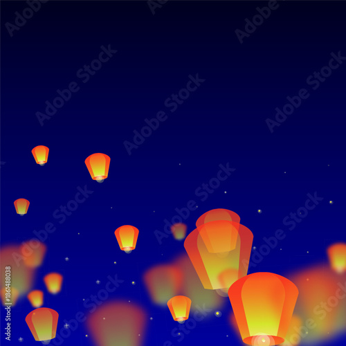 Chiang Mai Loy Krathong Lantern Celebration