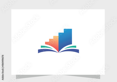 Digital Education Logo with Tech Elements Vector Design 