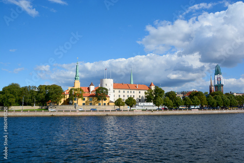 Riga Castle is a castle on the banks of River Daugava in Riga,The castle was founded in 1330. This structure was thoroughly rebuilt between 1497 and 1515.