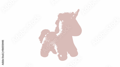 Illustration of a blue spinning top toy in motion with shadow.