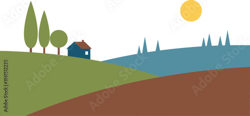 Modern Isometric Cityscape with Vibrant Buildings and Urban Infrastructure in Daylight Setting for Design Projects