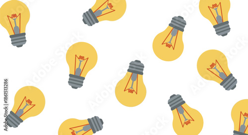 Modern minimalist light bulb icon glowing softly on dark gradient background for energy efficiency and creative innovation design concepts