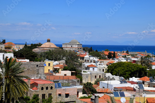 rhodes city panorama