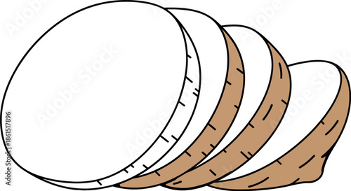 Wooden Barrel Rolling Open Vector Illustration, Flat Design Storage Container, Scalable Art