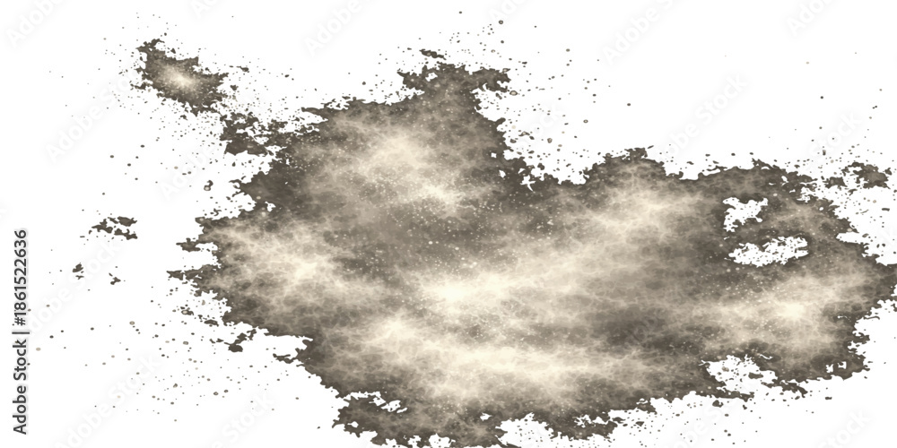 Obraz premium An old black grunge background features a dirty paint texture with ink splatters and a spray brush effect, creating an artistic border design with a weathered paper pattern and water stain splashes