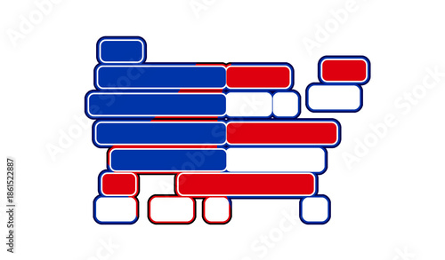 creative abstract simplifie...