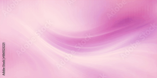 An elegant pink and purple abstract background features soft flowing waves and smooth silk textures with light violet lines in a graceful motion design