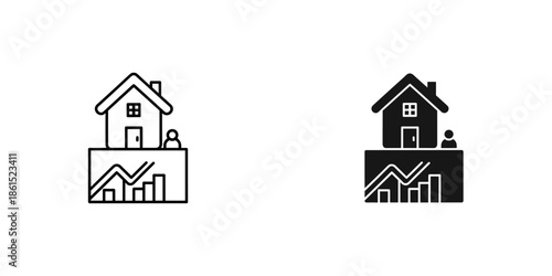 Real Estate Market Analysis Icon