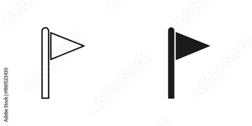 Two Different Flag Icons