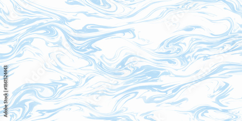 Seamless blue vector wallpaper featuring abstract ocean waves and wavy water patterns with elegant light curves and swirls for a modern nature-inspired art backdrop design