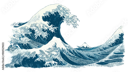 Dynamic Wave Ready to Break - Professional Vector Illustration