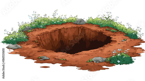 Enchanting Mystical Underground Rabbit Hole Exploration