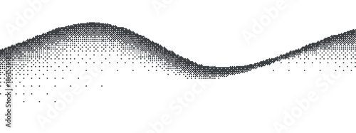 Dot game with pixel and dither for fade or videogame. Bit gradient with arcade and bitmap and dot. Game pixel degrade and geometric halftone background with pattern white bw for cartoon effect vector.