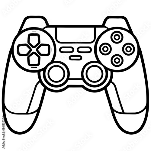 Line Art Game Controller Design
