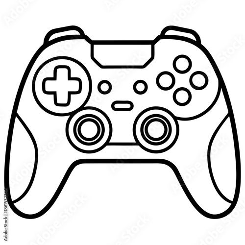Line Art Game Controller Design