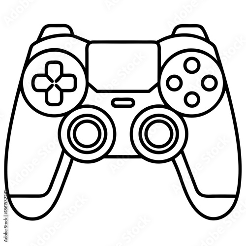 Line Art Game Controller Design