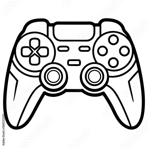 Line Art Game Controller Design