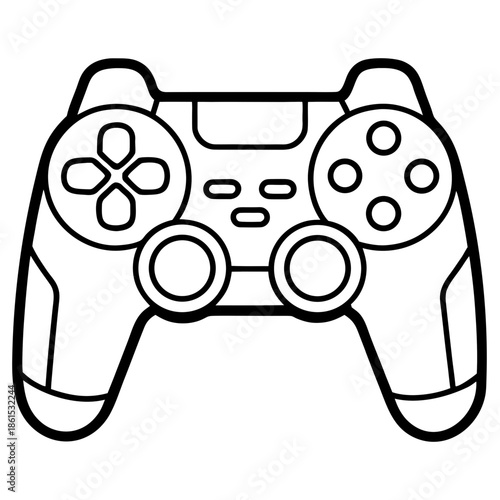 Line Art Game Controller Design