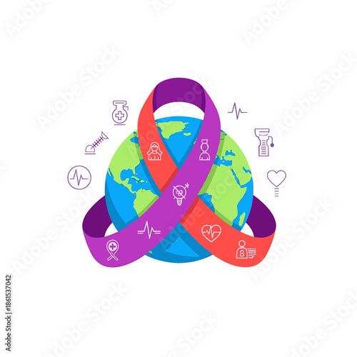 A serene and creative purple background with a sense of modernity and innovation.