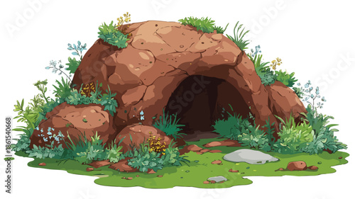 Enchanting Mystical Underground Rabbit Hole Exploration