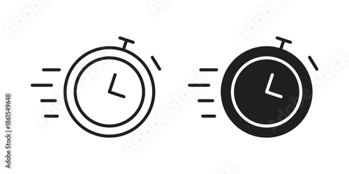 Instant icons in different styles. Simple icon design