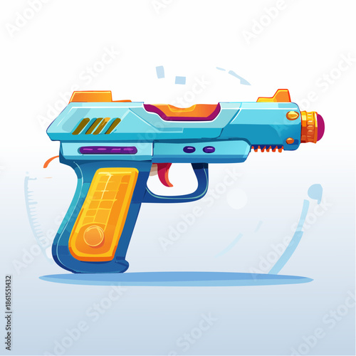 Futuristic toy gun blaster