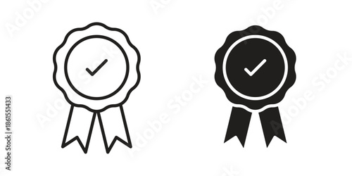 Recognition icons in different styles. Simple icon design