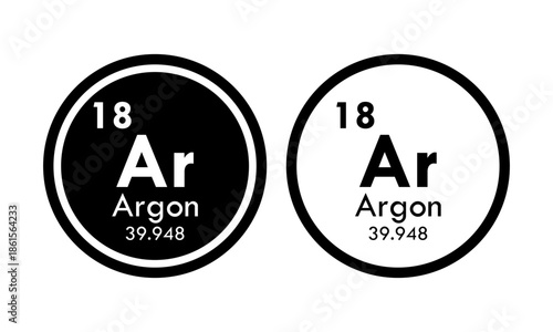 argon icon set. vector template illustration  for web design