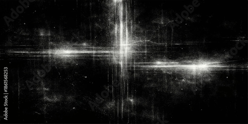 Abstract water drops on a black background with alpha channel featuring dark blue rain textures and a motion design of smoke and fog under a stormy night sky