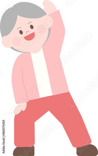 운동하는 할머니