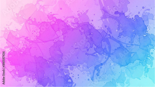 Vibrant abstract artwork featuring splashes of color in a dynamic, artistic composition from a close-up viewpoint.