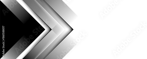 Black and white lines pattern with arrows shape. Transition background and jersey design. Vector Format Illustration. Fully editable vector element