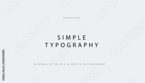 Blank plain white slide background, minimal modern typography layout, centered title in bold black sans-serif, small subtitle line