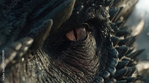 Dragon's Eye A Close-Up Look at a Majestic Creature