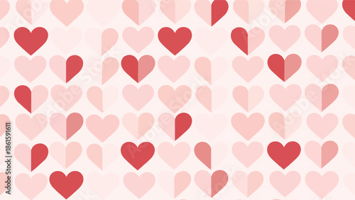 Romantice Valentine's Day hearts pattern background for hasil akhir 69 designs