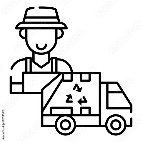 Garbage collector icon