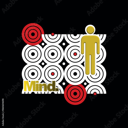 abstract background with people silhouettes