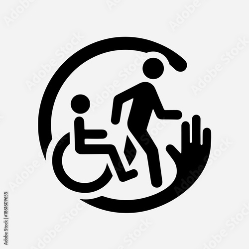 Symbol of Care and Accessibility for People with Disabilities