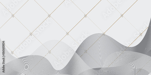 Premium background design with diagonal line pattern in grey colour. Vector white horizontal template for business banner, formal invitation backdrop