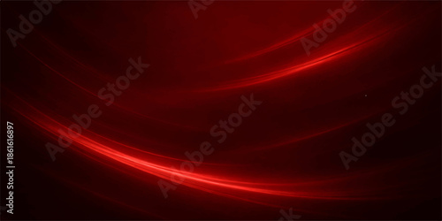 Red abstract wavy fabric background