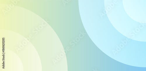 Soft pastel abstract background with smooth circular shapes creating calm, fresh, and modern visual appearance.
