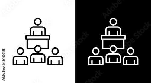 Career Training Icon For Design Elements