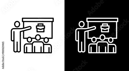 Career Mentorship Icon For Design Elements