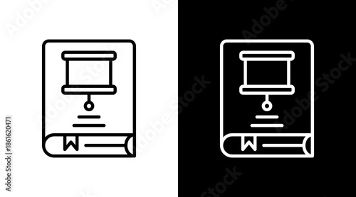 Training Materials Icon For Design Elements