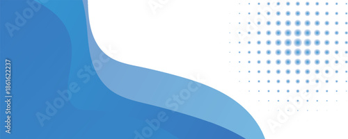 Blue wave abstract background. Liquid color background design. Fluid gradient shapes composition. Futuristic design for posters, banner, web header, presentation design and much more.eps 10.